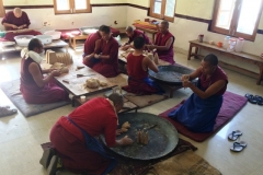 Preparing (Torma) for Puja